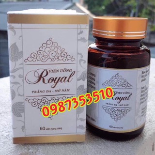Viên uống trắng da mờ nám Royal. Giá gốc