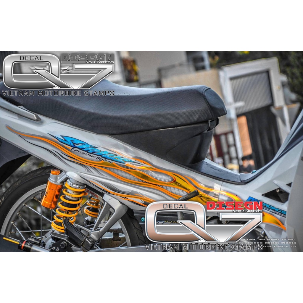 Tem Rời Sirius 110 lửa new