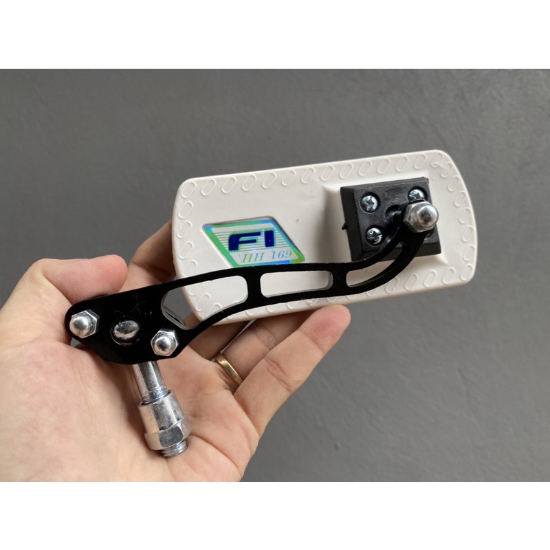 Gương Xe Máy Hình Chữ Nhật Fi Kèm 1 Bịt Chân Gương