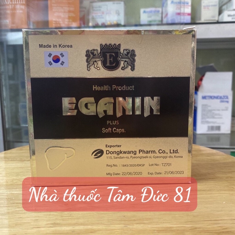 Viên Uống Bổ Gan EGANIN Hộp 60 viên