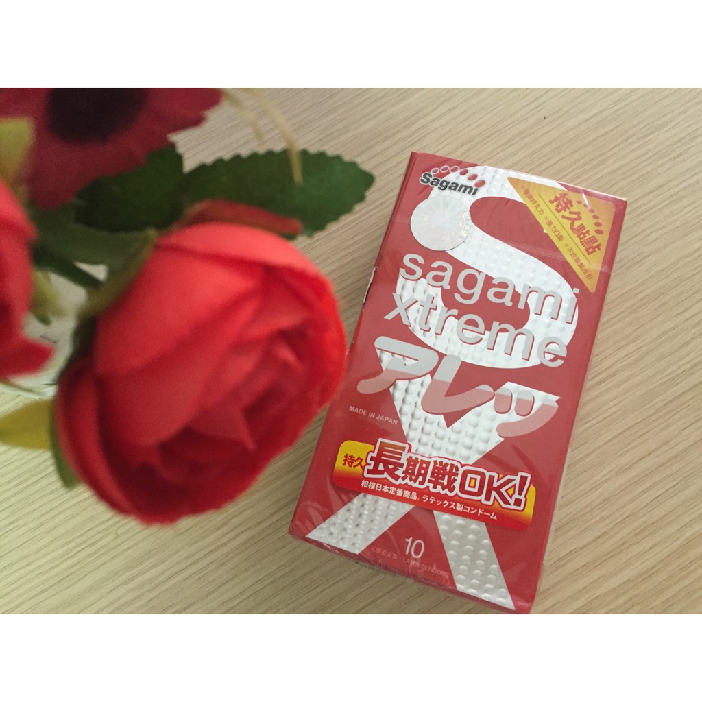 Bao cao su SAGAMI XTREME FEEL LONG - Hộp 10 chiếc