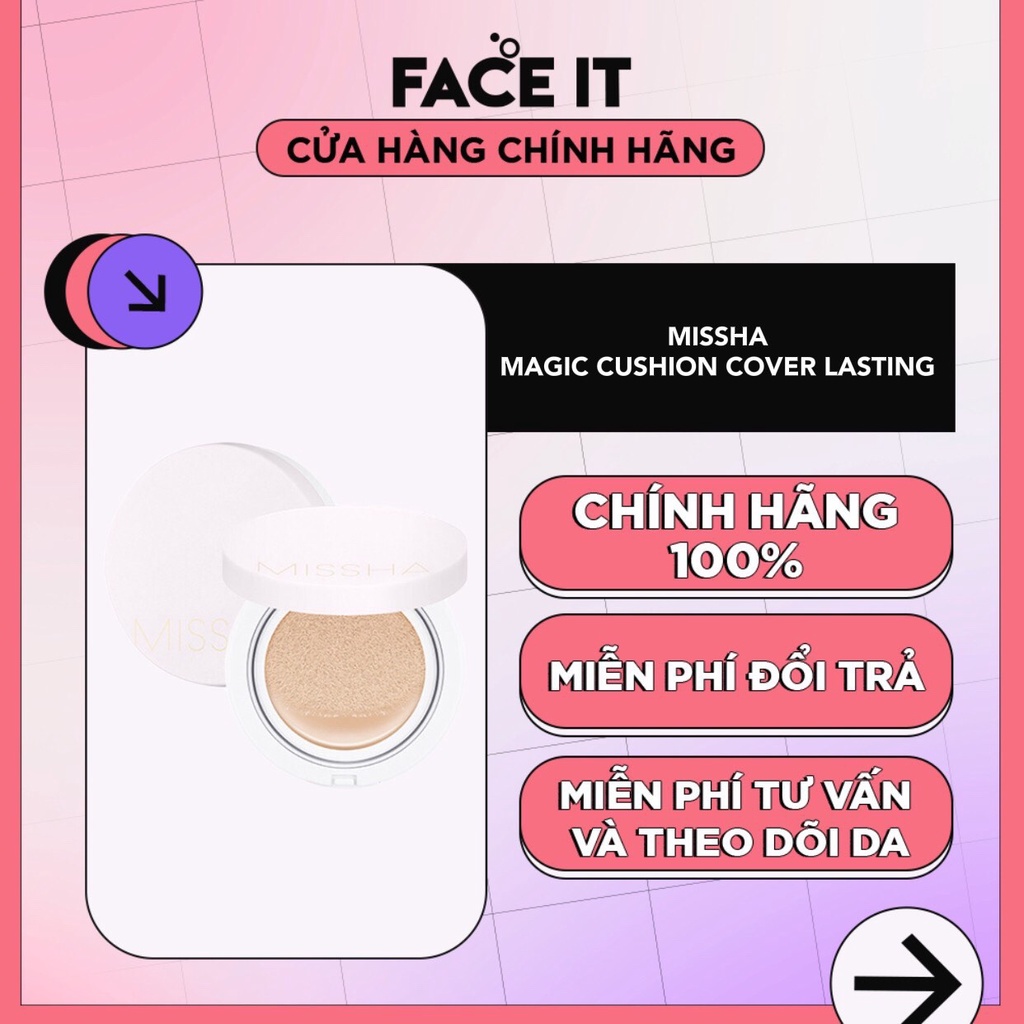 Phấn cushion missha magic cushion cover lasting