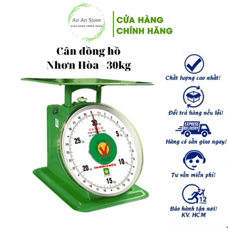 Cân Nhơn Hòa 30kg Loại Đồng Hồ Lò Xo Hàng Công Ty chính hãng