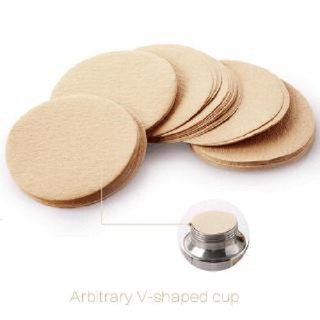 Set 100 Miếng Giấy Lọc Cà Phê Hình Tròn Từ 56mm đến 68mm