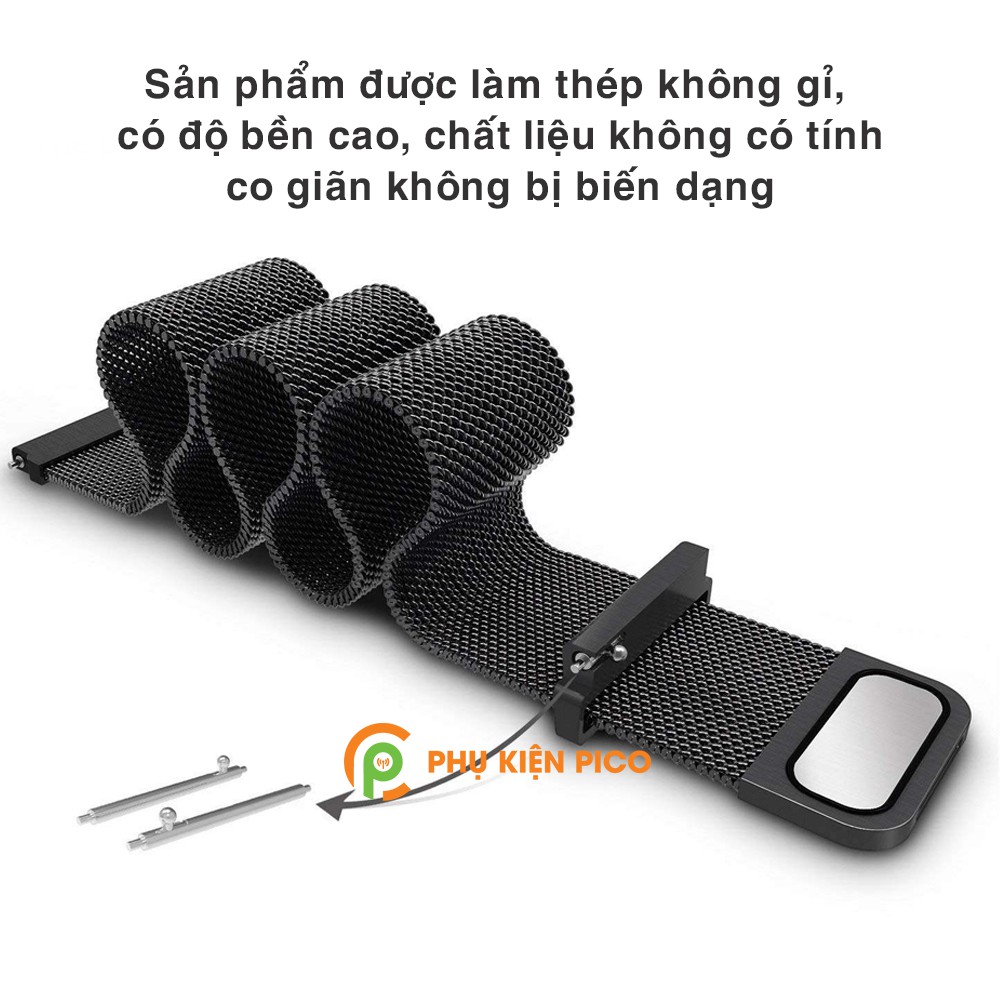 Dây đồng hồ Samsung Galaxy Watch 3 Milanese Loop 22mm bằng thép không gỉ có khóa nam châm – Dây thép Milanese Loop