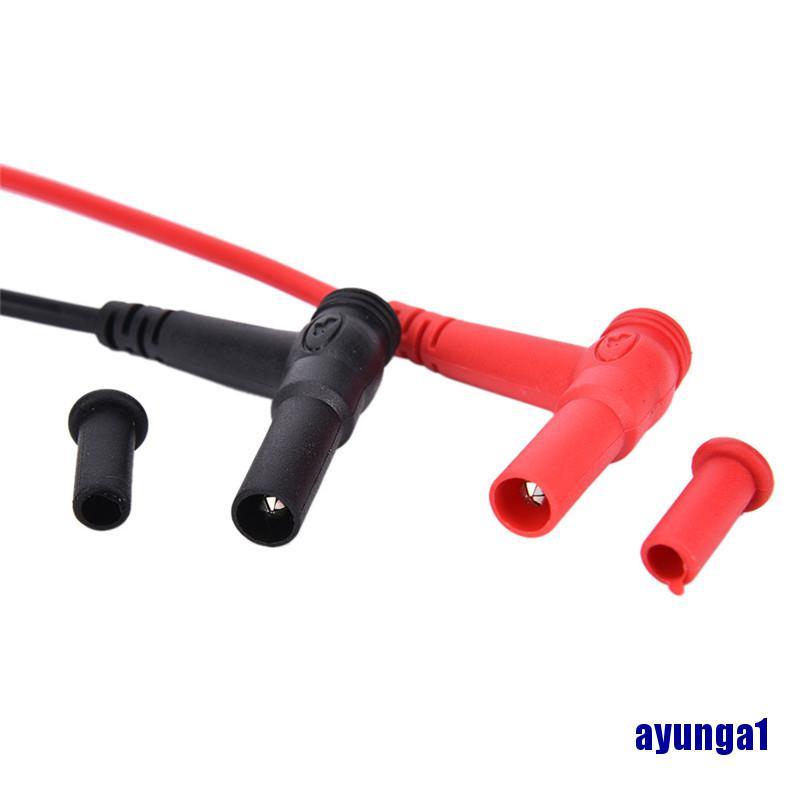 (ayunga1) 2pcs Hot Universal Digital Multimeter Multi Meter Test Lead Probe Wire Pen Cable