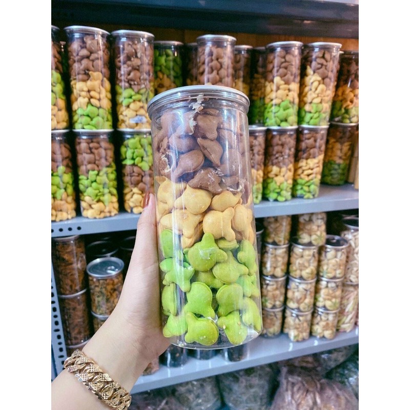 HŨ 450GR  BÁNH GẤU NHÂN KEM