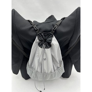 Ba Lô Lưới Nylon Nhẹ Sức Chứa Lớn In Ba Chiều Thiết Kế Chính Hãng Màu Xám Không Gian