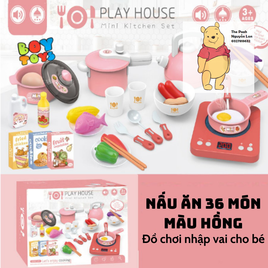 Đồ chơi nhà bếp, Bộ đồ chơi nấu ăn 36 món Play House