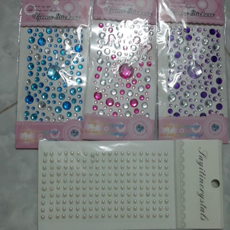STICKER HẠT ĐÍNH ĐÁ HỘT XOÀN KIM CƯƠNG