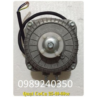 Mô tơ quạt tản nhiệt block dàn nóng tủ lạnh coca, tủ đông, tủ mát 30W