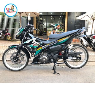 [SHIN DECAL] Tem xe satria fi dán xe đen 02