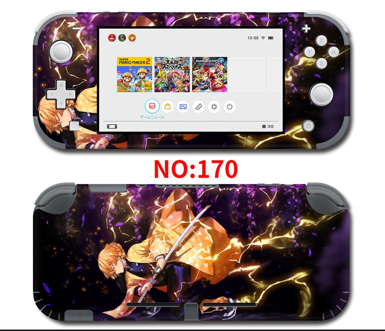 Sticker Dán Máy Chơi Game Nintendo Switch Lite Hình Anime Monster Hunter Bằng Vinyl Chất Lượng Cao