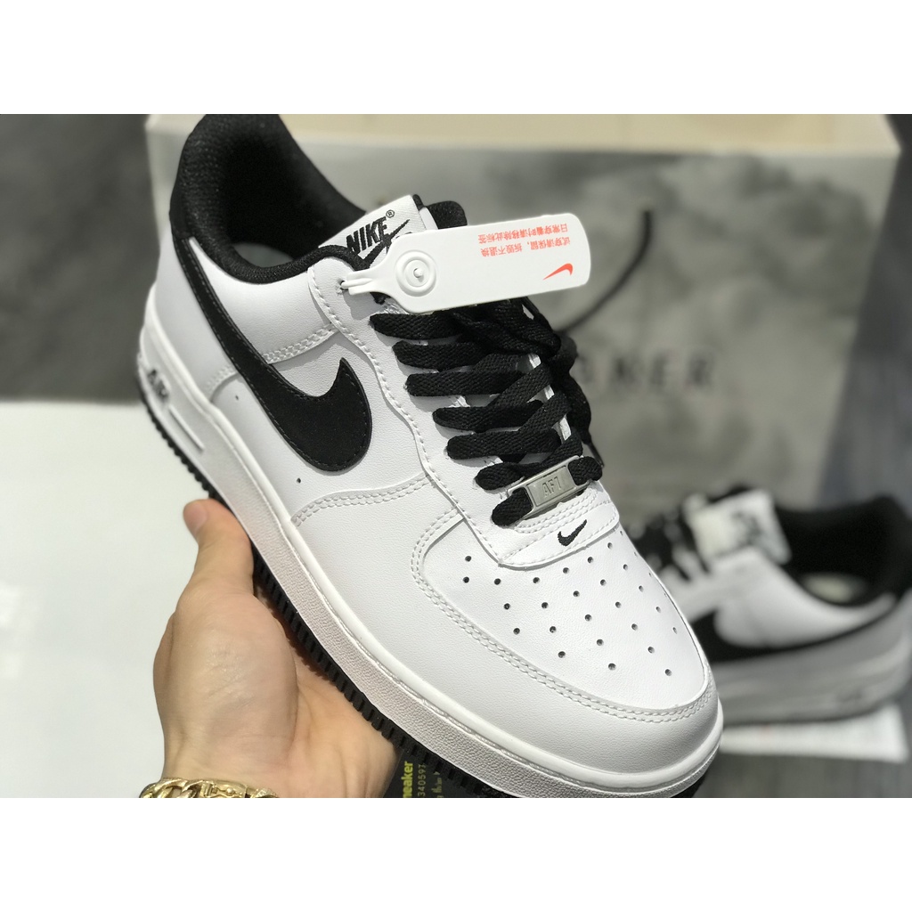 Siêu Phẩm Giày Thể Thao Sneaker A.F.1 Đen Trắng Gót Đen Siêu Hot Cao Cấp Ảnh Thật + freeship