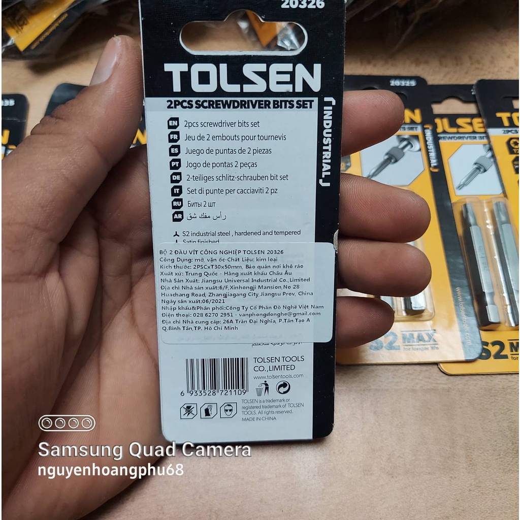Một mũi vít lục giác, lục giác bông hoa thị Tolsen 5cm
