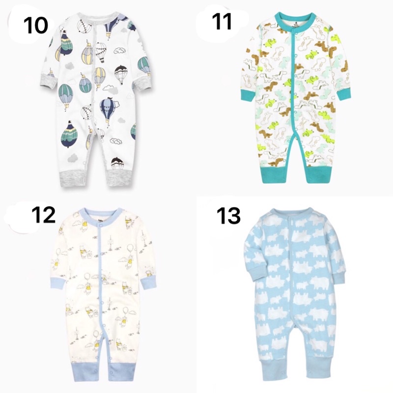 Body liền thân sleepsuit không vớ Baby cho bé trai (Link 1)