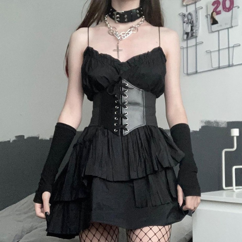 Áo corset định hình cơ thể phong cách gothic quyến rũ cho nữ | WebRaoVat - webraovat.net.vn