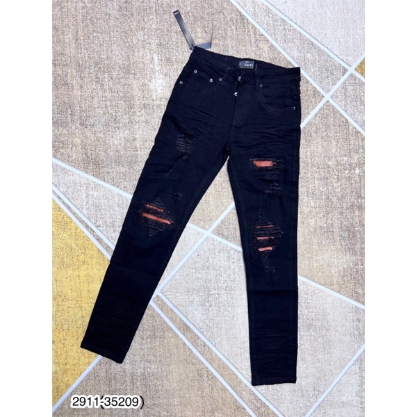 [Sẵn Hàng] Quần Jeans Nam Ami Vá Màu Cao Cấp - Quần Bò Nam Vá Màu Cao Cấp