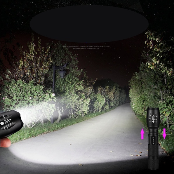 Đèn Pin sạc được 2 chiều_pin dự phòng điện thoại_chống nước