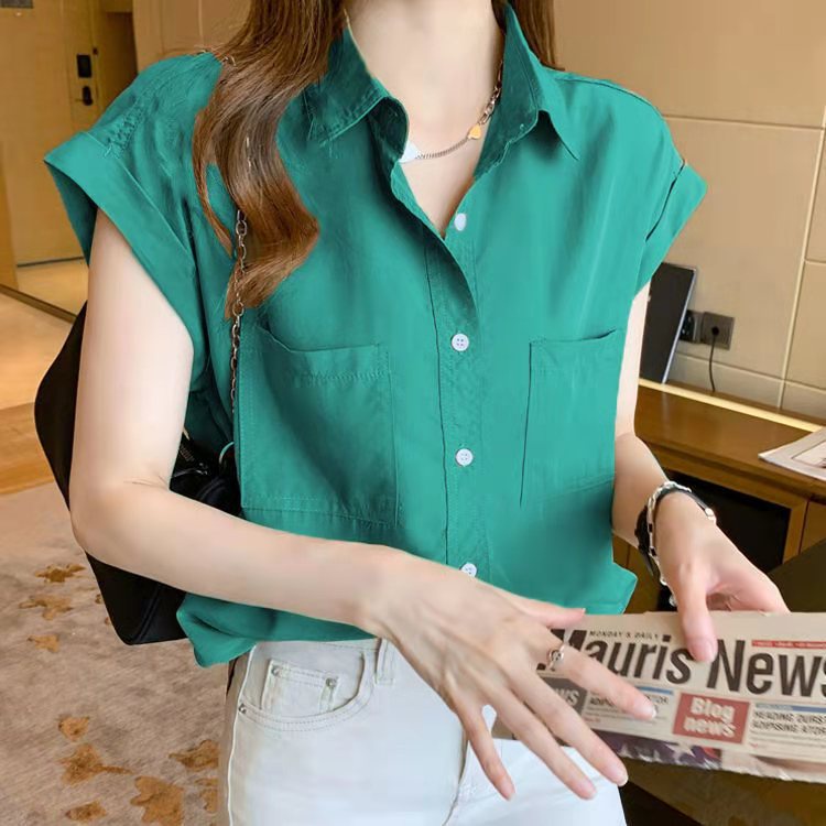 Áo Sơ Mi Chiffon Mỏng Tay Ngắn Dáng Rộng Che Bụng Thiết Kế Mới Phong Cách Châu Âu Thời Trang Mùa Hè Cho Nữ 2021