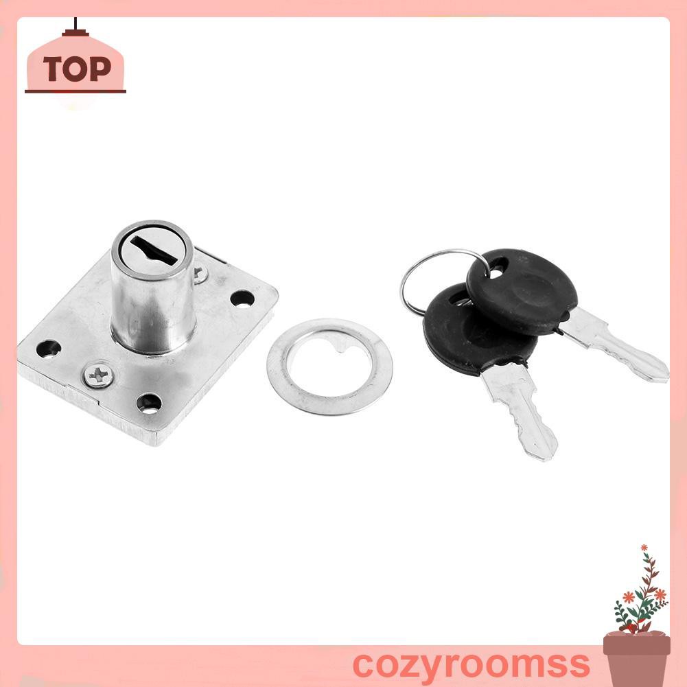 Ổ Khóa Cửa Tủ Kèm 2 Chìa Khóa