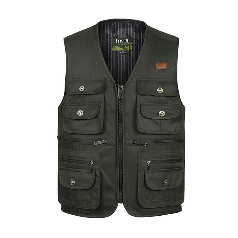 Áo vest cotton nhiều túi cho nam