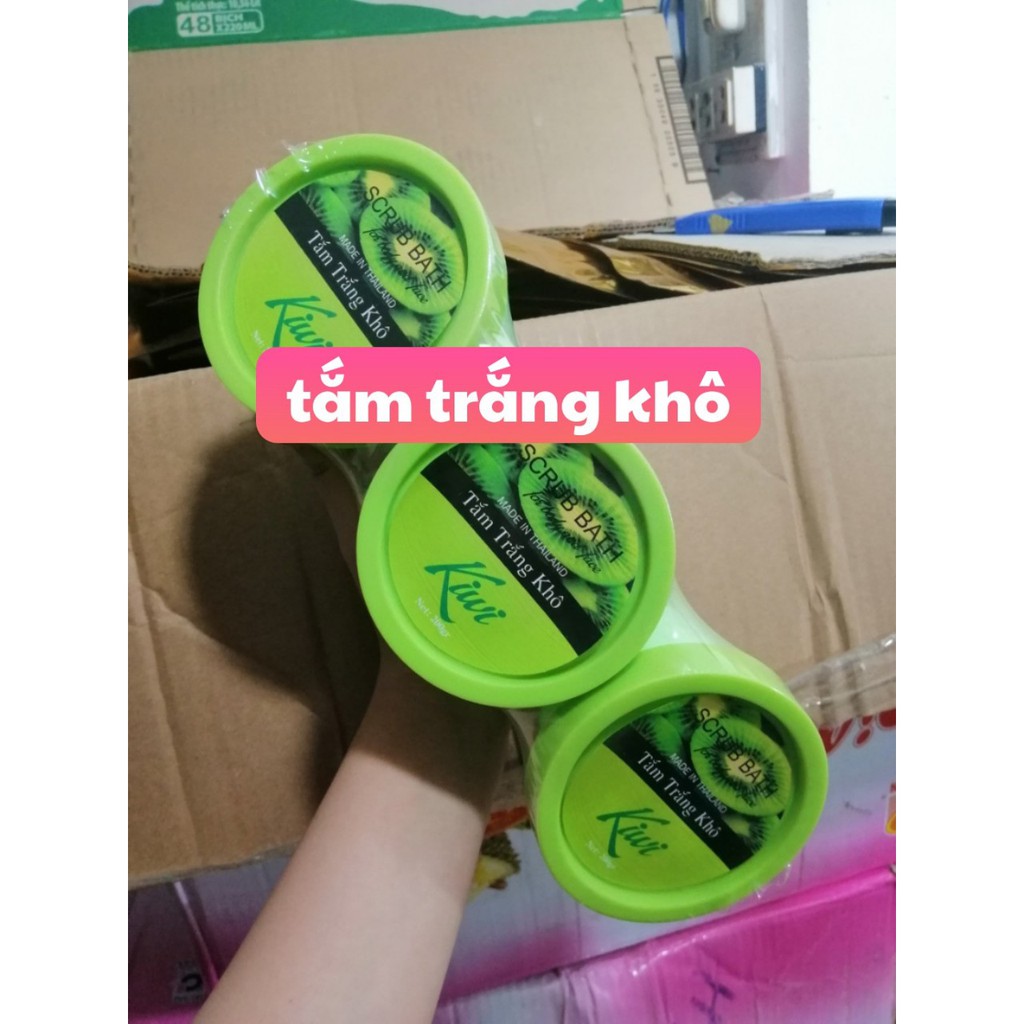 Tắm trắng khô kiwi