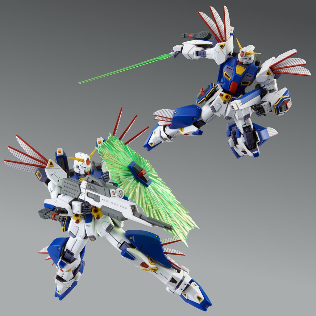 Mô hình Gundam MG Bộ phụ kiện Mission Pack R type &amp; V type cho Gundam F90 (P-Bandai)