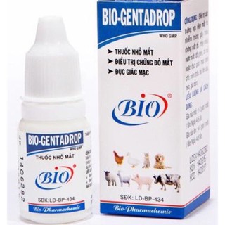 🐶🐱 Thuốc nhỏ mắt Bio Genta Drop cho chó mèo