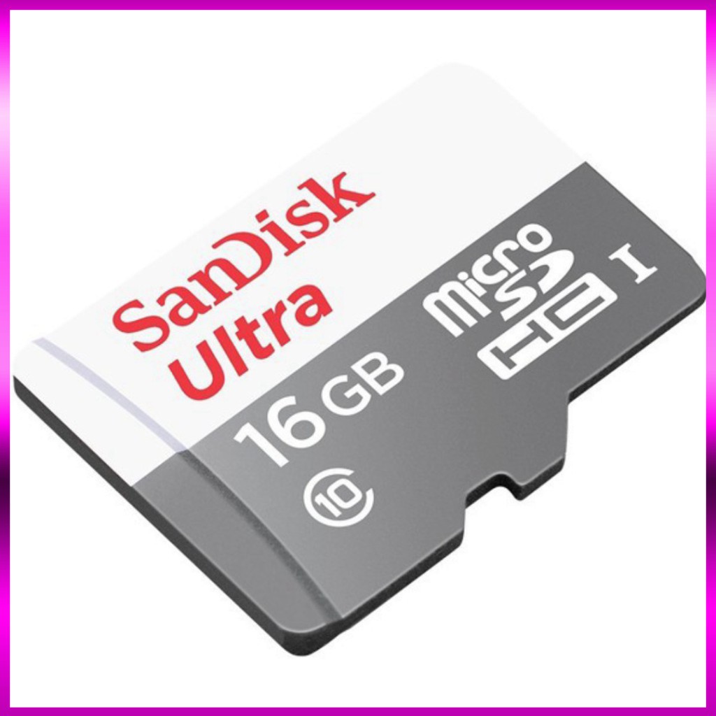FREE SHIP Thẻ Nhớ SanDisk Ultra 32/16GB Chuyên Dùng Cho Camera, Điện Thoại 80MB/S - Sản Phẩm Chính Hãng ....! | BigBuy360 - bigbuy360.vn