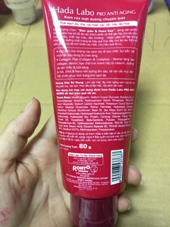 Sữa rửa mặt dưỡng trắng Hada Labo