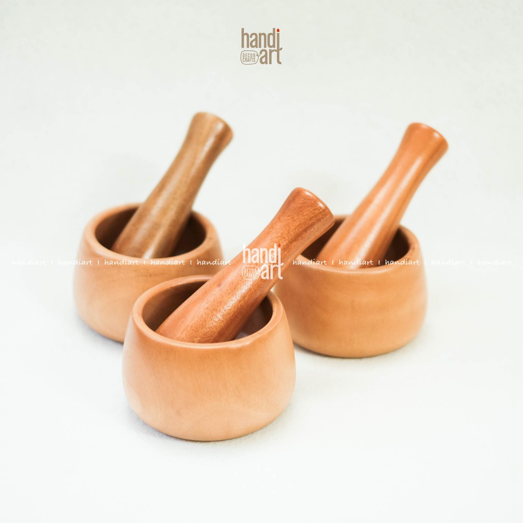 Bộ chày giã cối gỗ hiện đại- mortar pestle | BigBuy360 - bigbuy360.vn