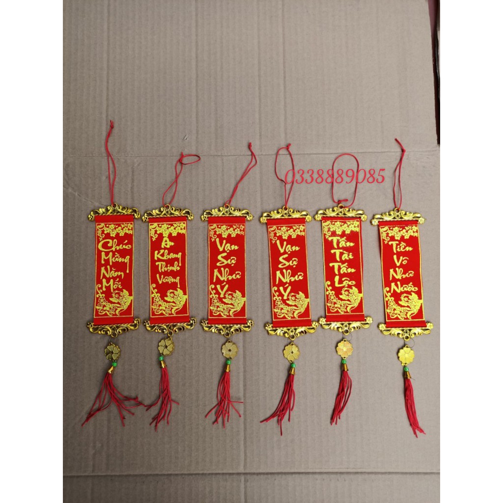 Các mẫu Khánh liễng, dây treo trang trí cây mai đào tết