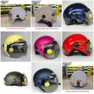 MŨ BẢO HIỂM 1/2 ĐẦU GRS CHÍNH HÃNG - A33 KÍNH chất lượng đầu bảng