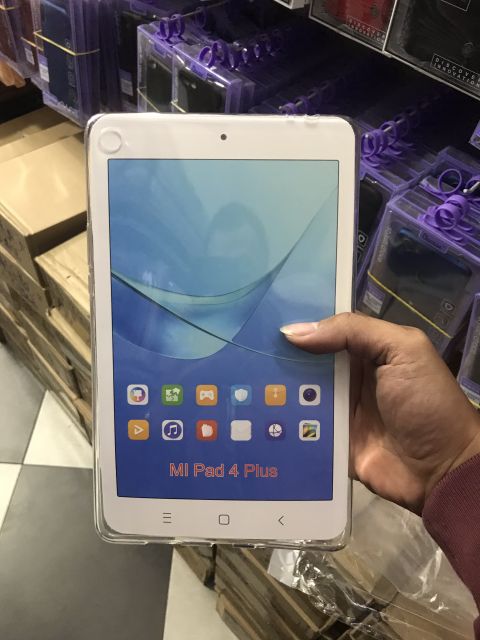 [Mã ELORDER5 giảm 10k đơn 20k] Ốp lưng silicon xiaomi mi pad 4 plus / mipad 4 plus dẻo cao cấp ( trong suốt)