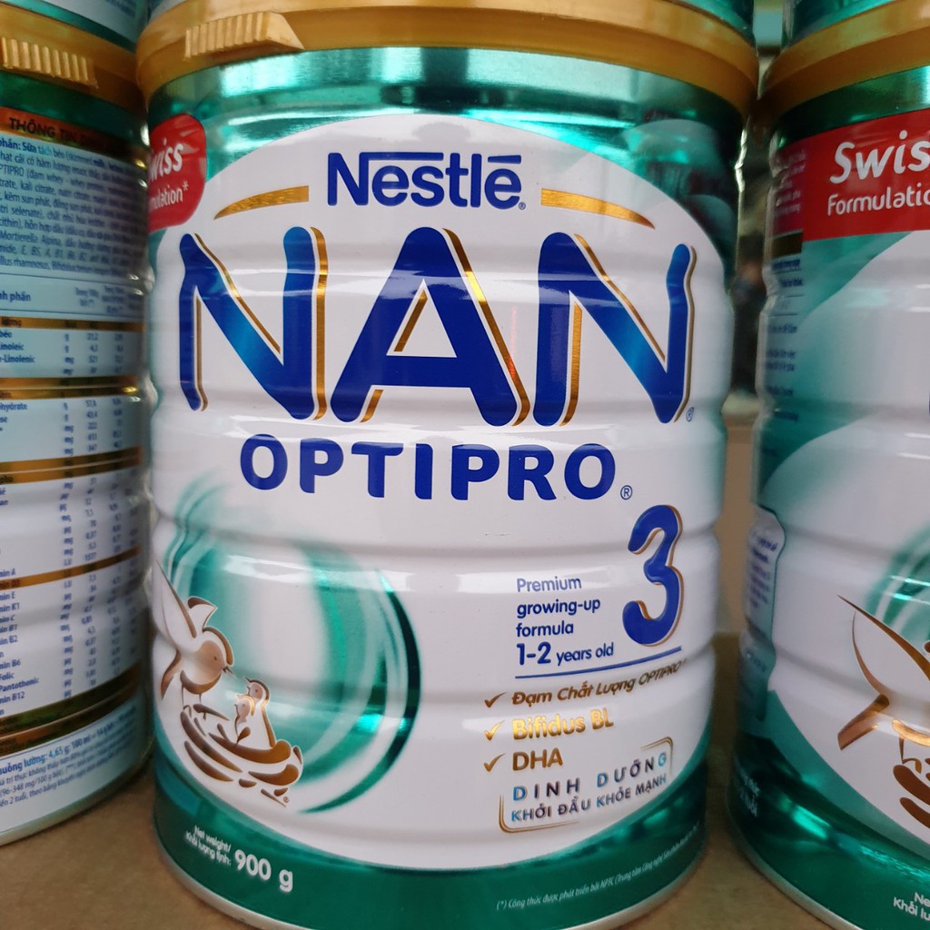 Sữa NAN Optipro 3 900g Date 2022 Nan Việt