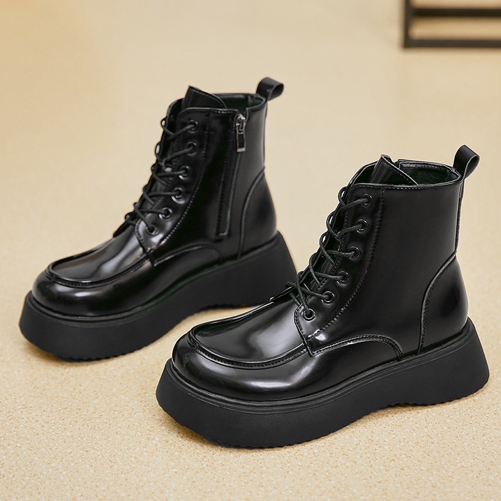 Giày Boot đế thô cá tính Ulzzang 195