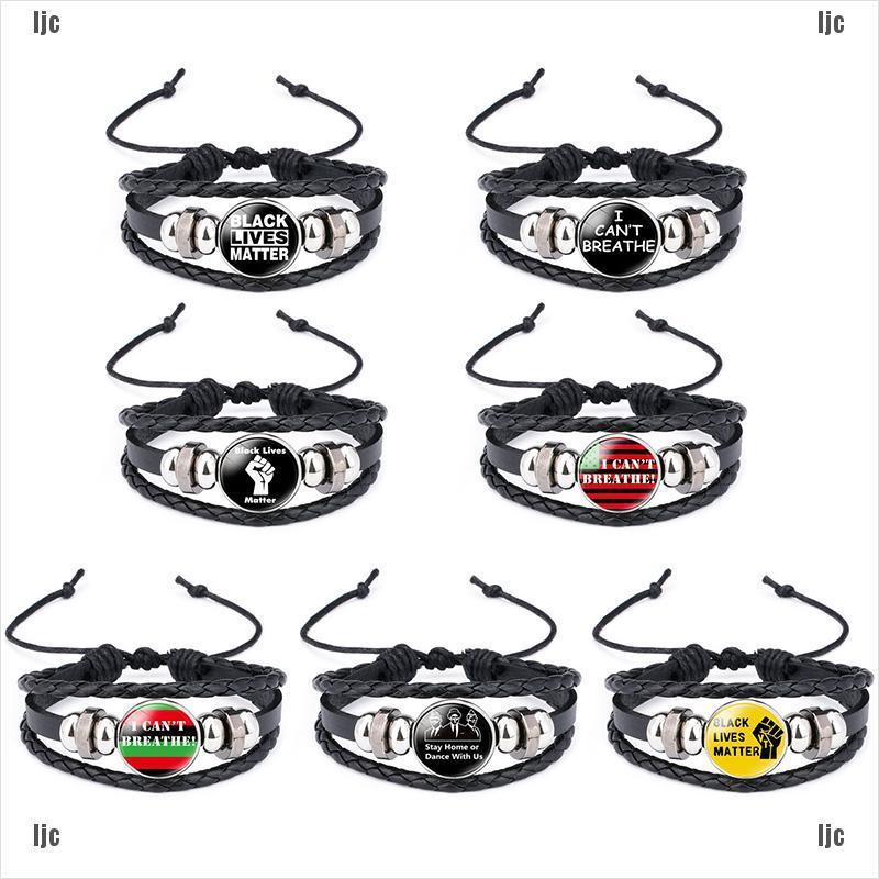 Vòng Tay Da Đen Thời Trang