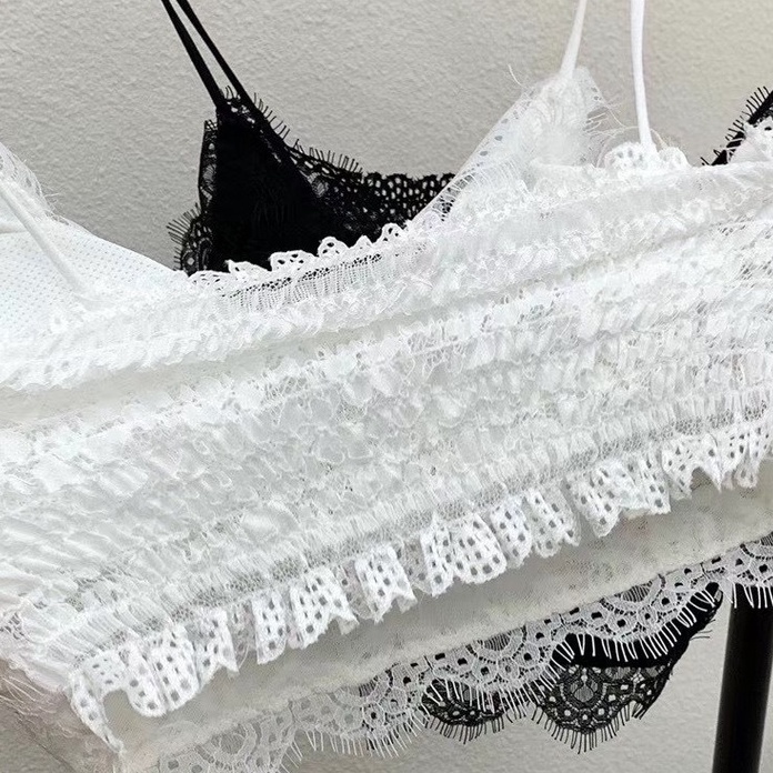 Áo bra ren 2 dây mảnh kèm mút mỏng quyến rũ, dáng crotop thoáng mát mền mịn HLBOUTIQUE B379