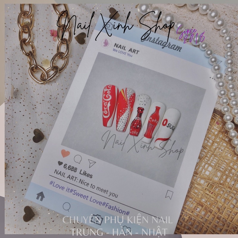 Giấy nail box gắn móng đẹp giá rẻ