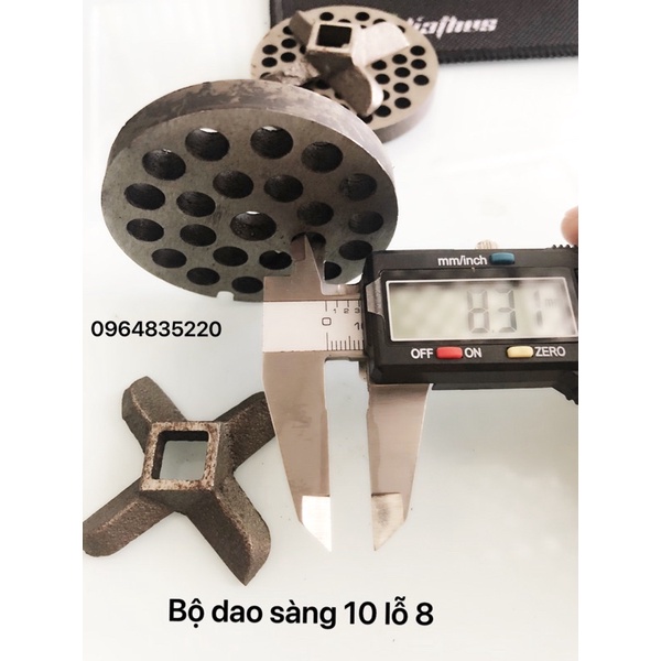 Bộ dao sàng cối đùn thịt 10 - Dao sàng cối 10