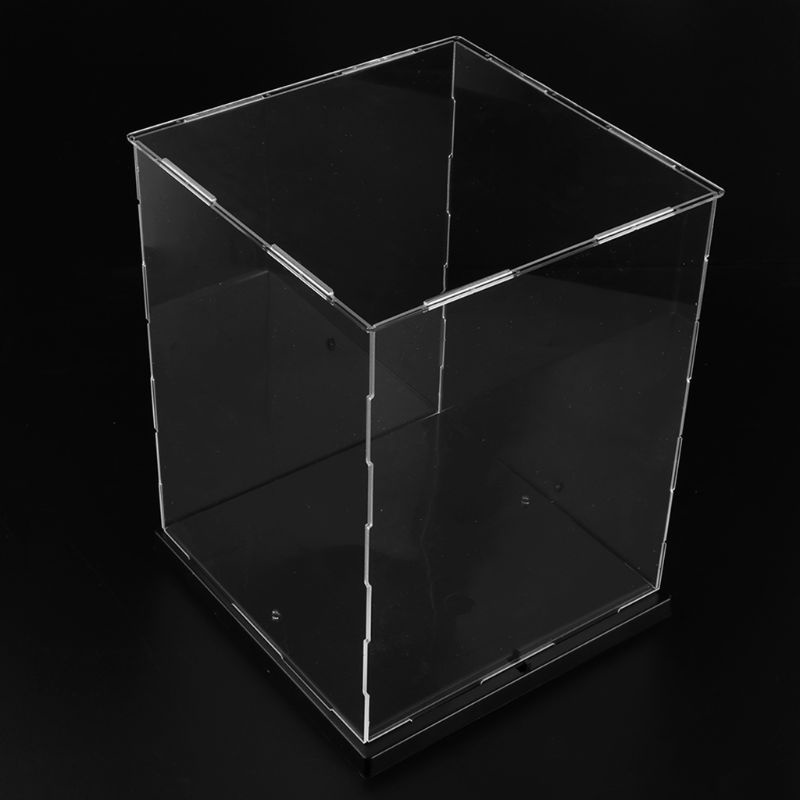 Hộp Trưng Bày Mô Hình WMMB Bằng Acrylic Trong Suốt Chống Bụi Có Đèn LED Nhiều Màu
