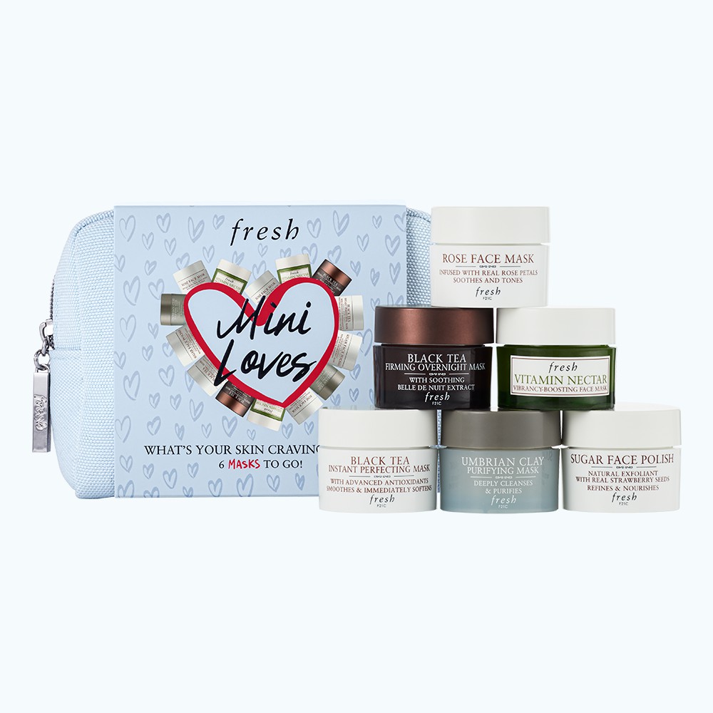 [Chính Hãng - Tặng Túi] Set Mặt Nạ Fresh Mini Loves 6 Masks To Go