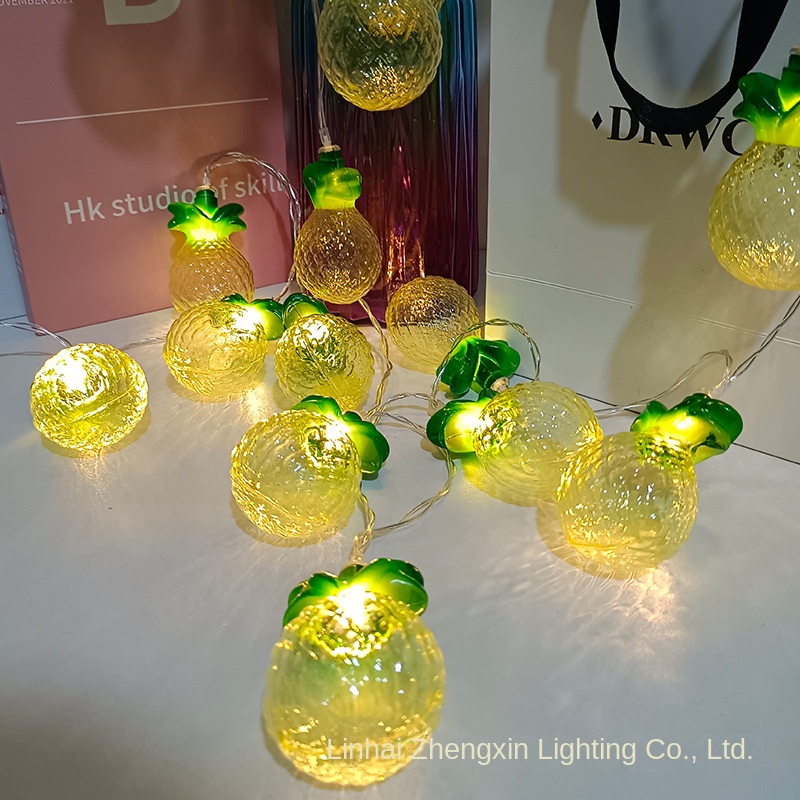 Dây Đèn Led Hình Quả Dứa Độc Đáo Dùng Trang Trí Phòng Ngủ