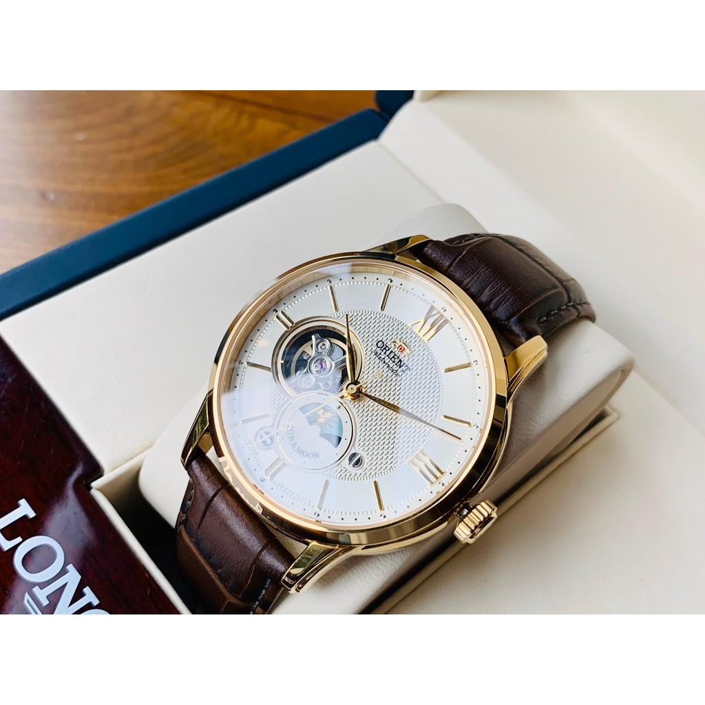 ĐỒNG HỒ NAM Orient Sun Moon Gen 4 Open Heart RA-AS0004S10B