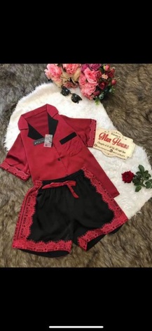 Lụa satin phối ren