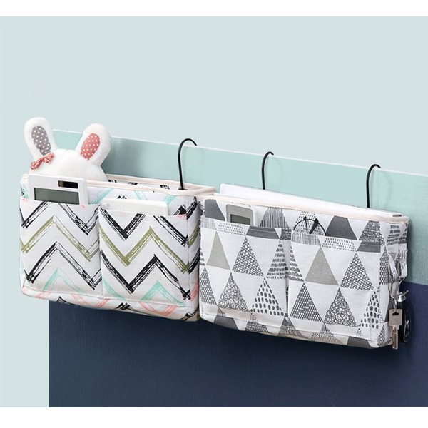 Giỏ Treo Đựng Đồ Treo Đầu Giường,Túi Treo Có Móc 29x10cm Túi Giường