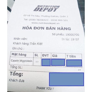 TPCN Hấp Thụ Chậm Micellar Casein