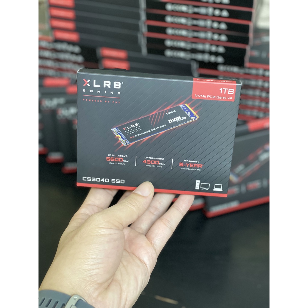 Ổ Cứng SSD PNY XLR8 CS3040 M.2 2280 NVMe PCIe Gen 4x4, 1TB
