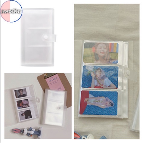 1 Album Ảnh Bìa Trong Suốt Dạng Gập Tiện Dụng Cho Học Sinh
